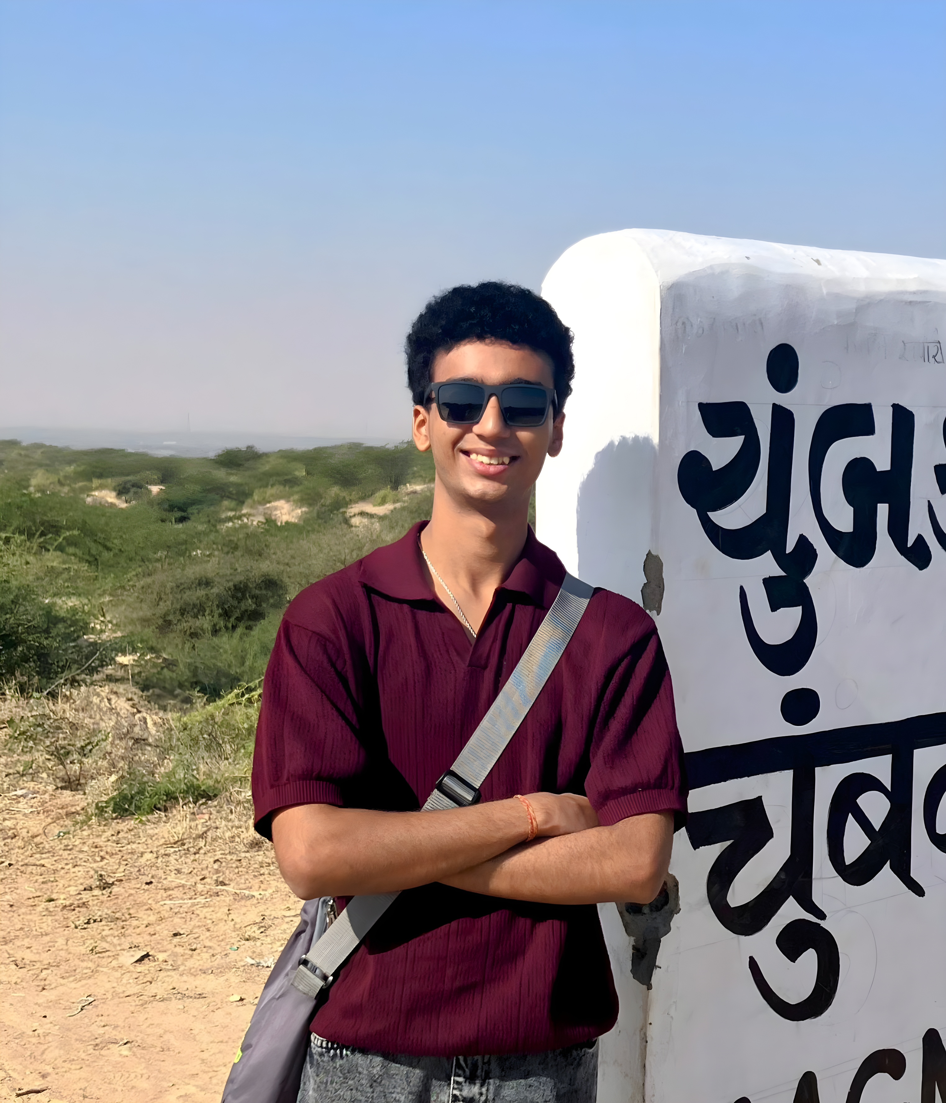 Portrait of Prabhanshu Dwivedi, Finance Secretary, FRCRCE Student Council