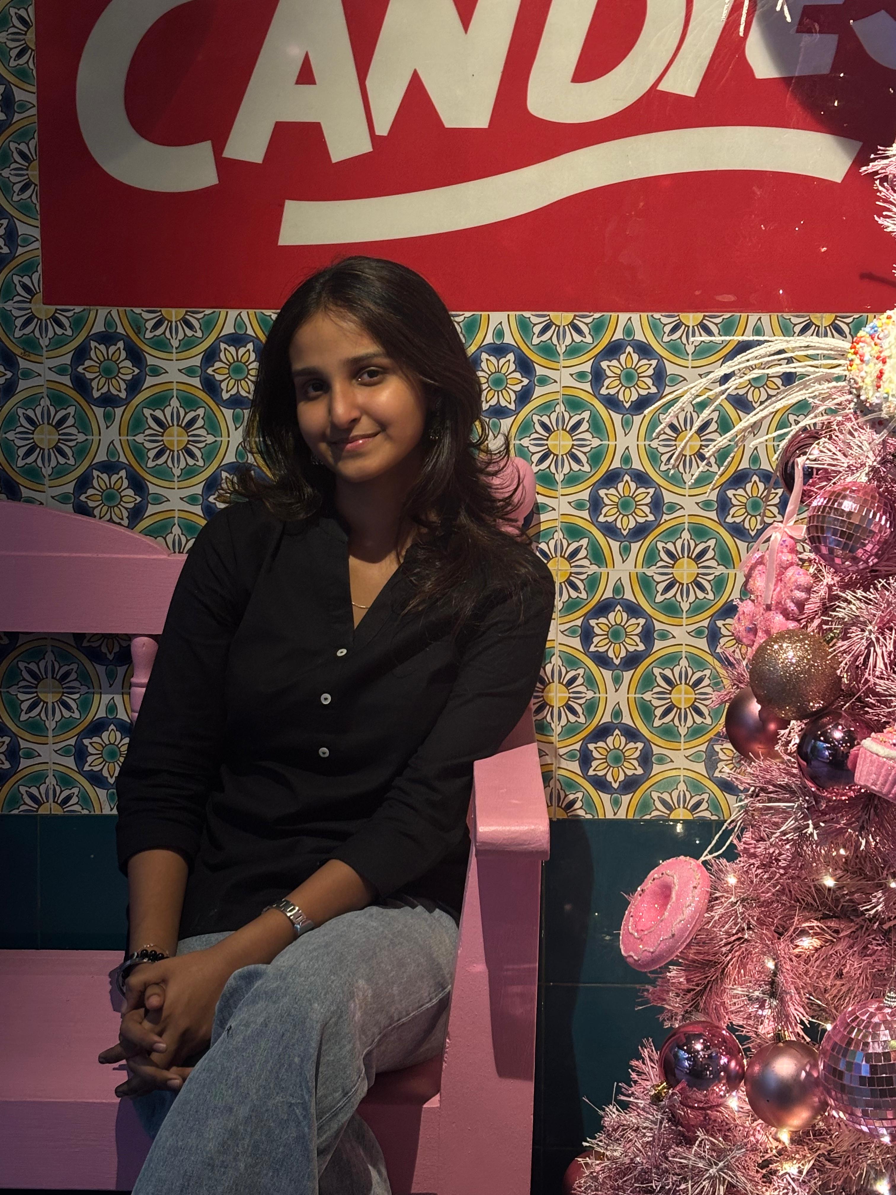 Portrait of Sarissha Reddy, Film and Music Representative, FRCRCE Student Council