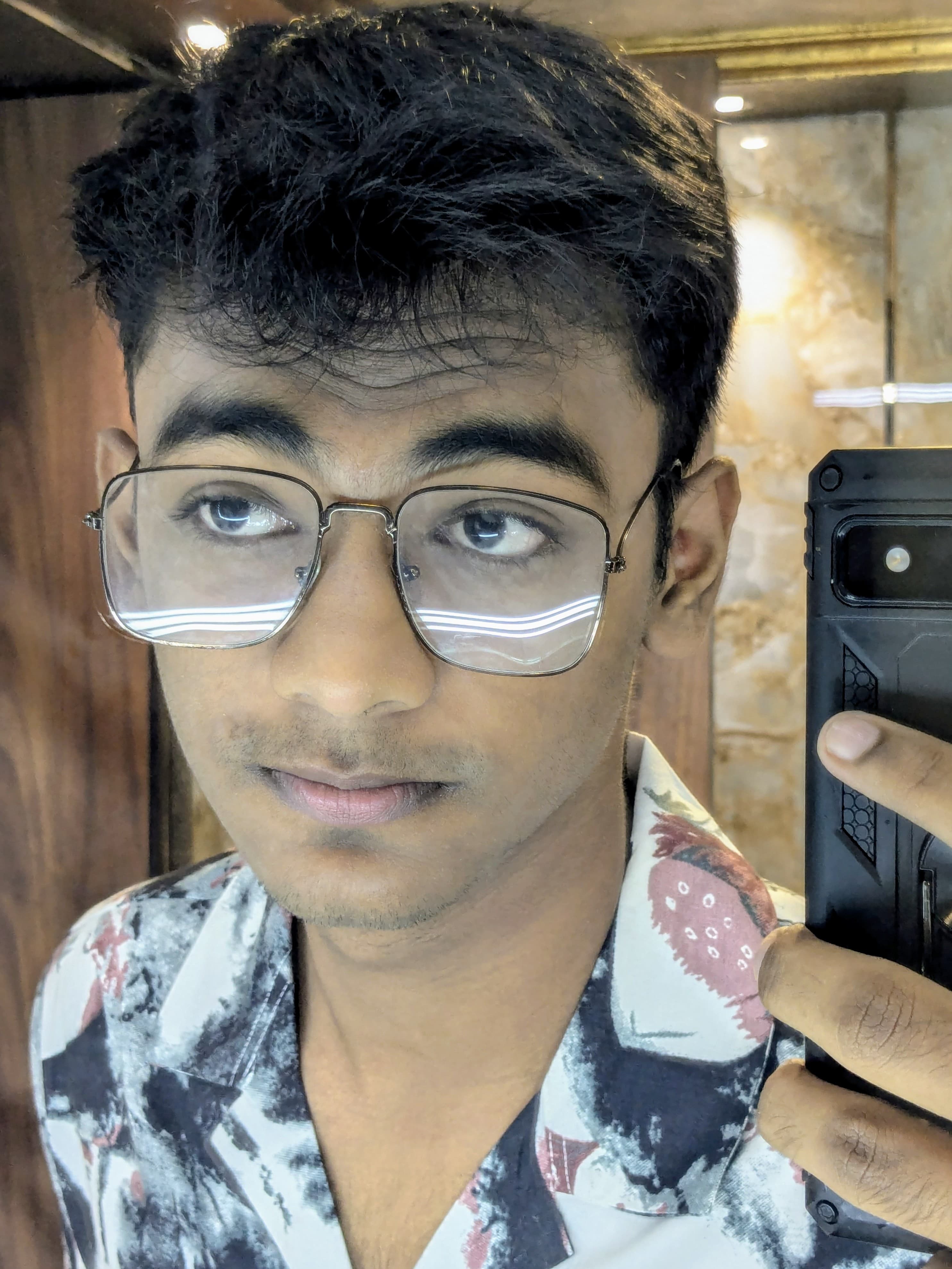 Portrait of Smith Pandit, Film and Music Representative, FRCRCE Student Council